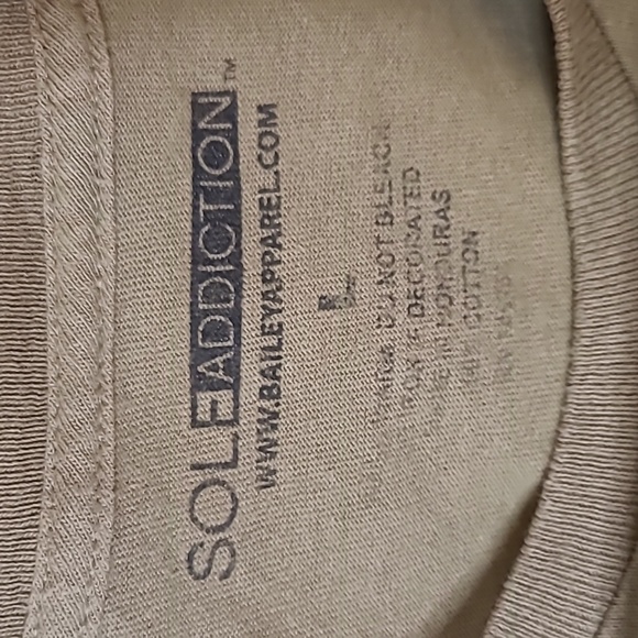 Men's SoleAddiction "Good Vibes Come To Those Who Husttle" T-Shirt Size Large - Picture 7 of 8